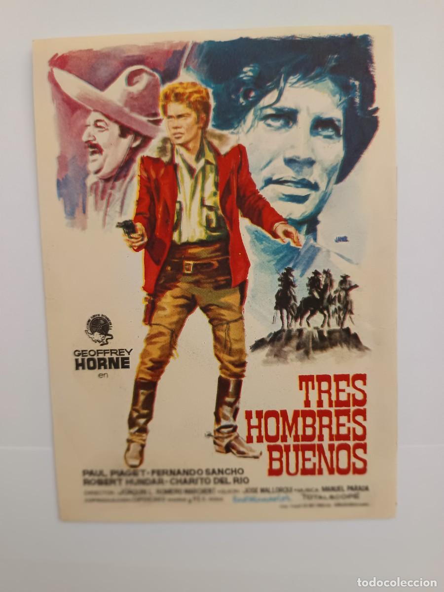 Cine: PROGRAMA DE CINE TRES HOMBRES BUENOS SIN PUBLICIDAD - Foto 1