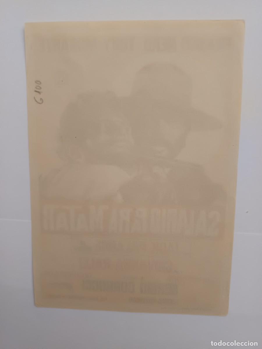 Cine: PROGRAMA DE CINE SALARIO PARA MATAR - Foto 2