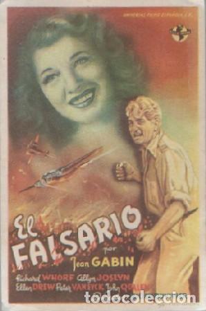 Cine: PROGRAMA DE CINE: EL FALSARIO PC-8922 - Foto 1