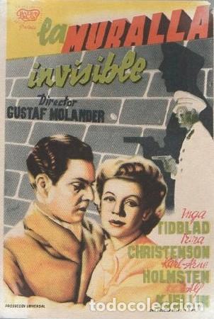 Cine: PROGRAMA DE CINE: LA MURALLA INVISIBLE PC-8924 - Foto 1
