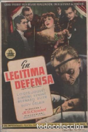 Cine: PROGRAMA DE CINE: EN LEG&Iacute;TIMA DEFENSA PC-8927 - Foto 1