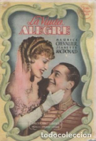 Cine: PROGRAMA DE CINE: LA VIUDA ALEGRE PC-8928 - Foto 1