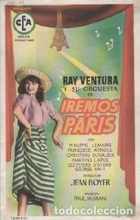 Cine: PROGRAMA DE CINE: IREMOS A PAR&Iacute;S PC-8930 - Foto 1