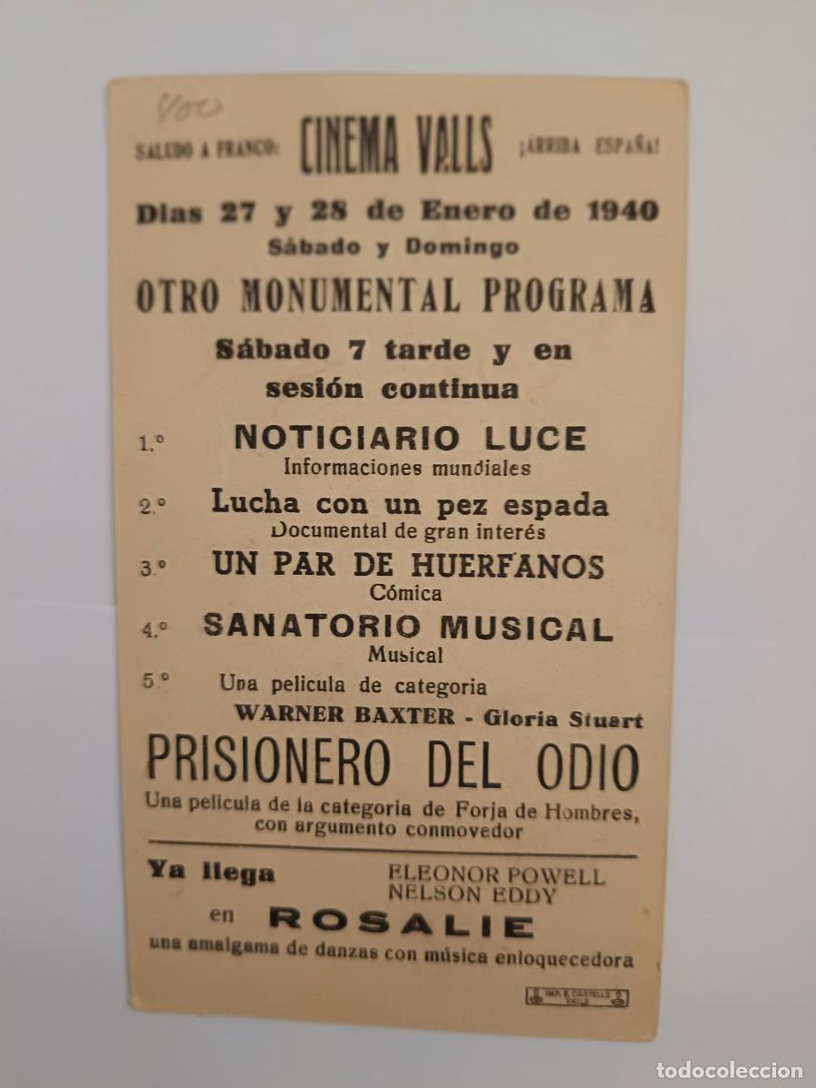 Cine: PROGRAMA DE CINE PRISIONERO DEL ODIO - Foto 2