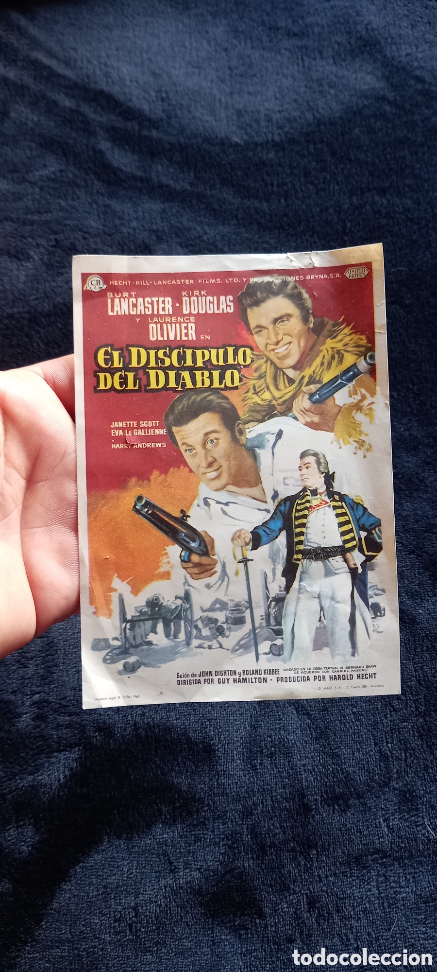 Cine: ANTIGUO PROGRAMA O GUIA DE CINE 1960 - Foto 6