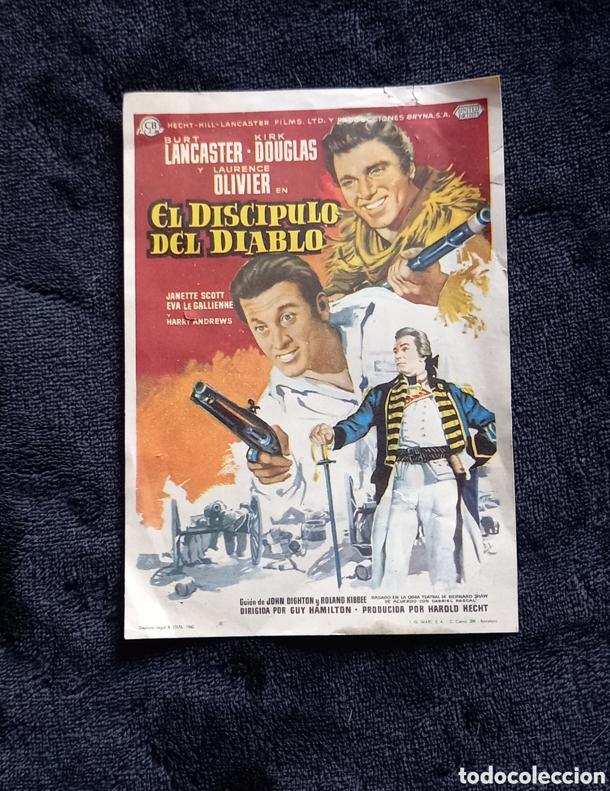Cine: ANTIGUO PROGRAMA O GUIA DE CINE 1960 - Foto 1