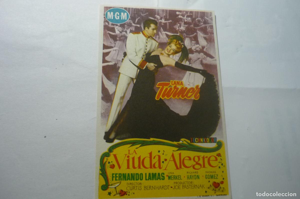 Cine: programa la viuda alegre.-lana turner - - Foto 1