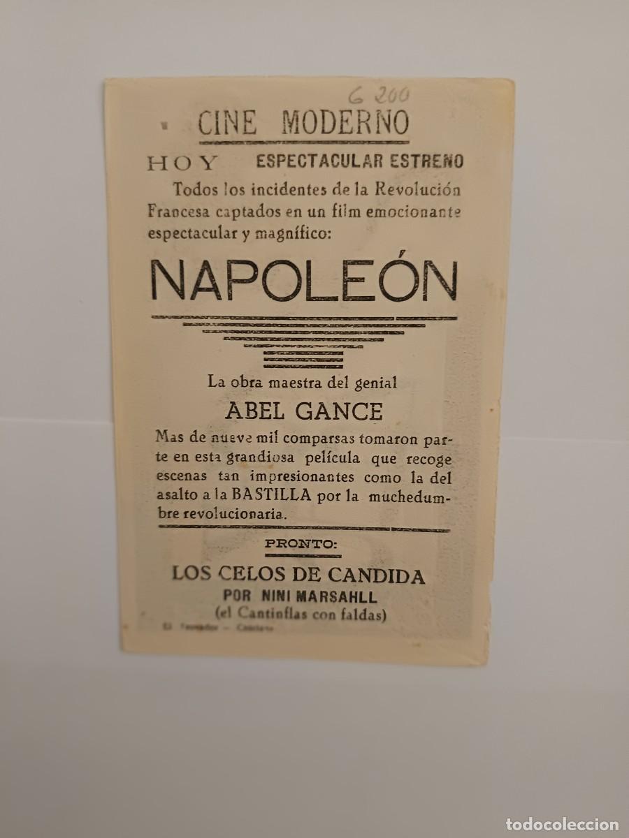 Cine: PROGRAMA DE CINE NAPOLEON - Foto 2