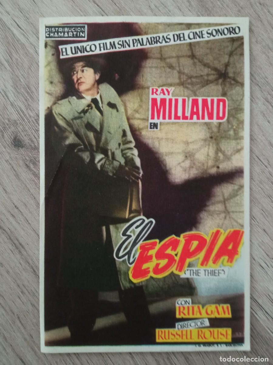 Cinema: EL ESPPIA, RAY MILLAND, CINEMA ARG&Uuml;ELLES, NORE&Ntilde;A, ASTURIAS, 1954