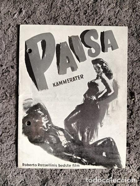 Cine: PTCC 197 PAISA CAMARADA PROGRAMA DANES ROBERTO ROSSELLINI - Foto 1