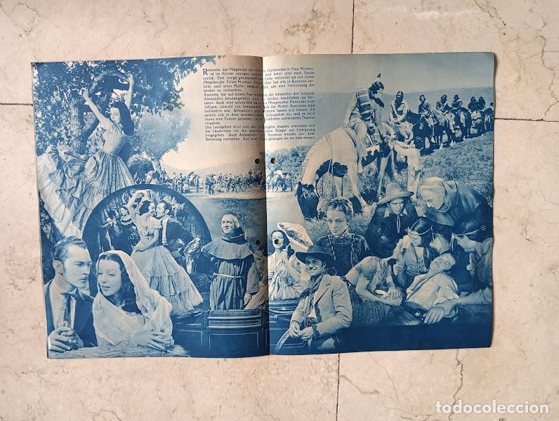 Cine: PTCC 197 RAMONA PROGRAMA GUIA ALEMAN LORETTA YOUNG DON AMECHE - Foto 2