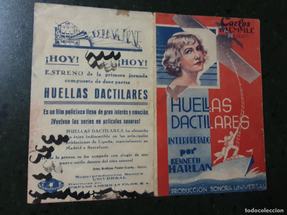 Cine: HUELLAS DACTILARES, KENNETH HARLAN. - Foto 1