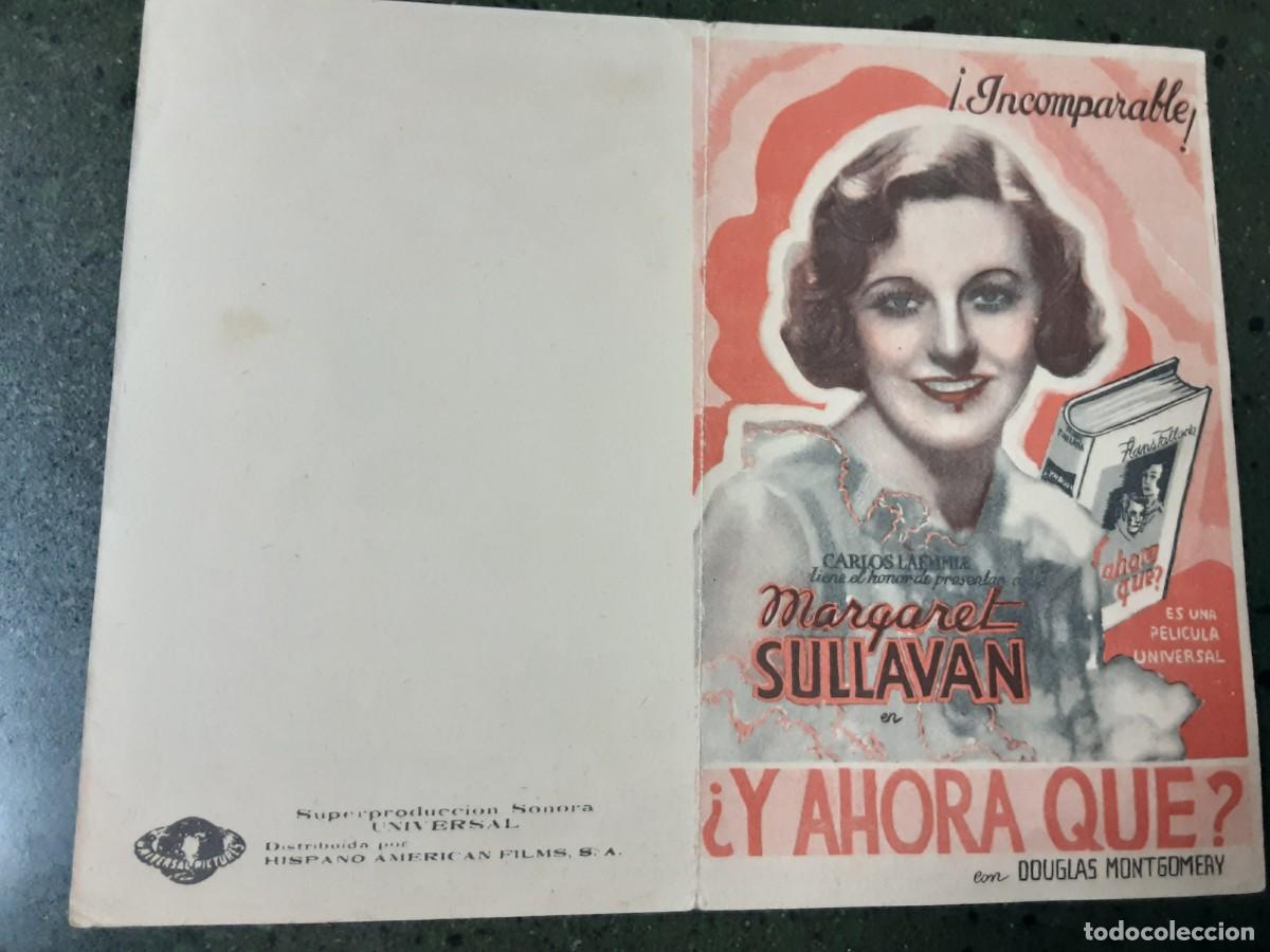Cine: &iquest; Y AHORA QU&Eacute;?, MARGARET SULLAVAN, DOUGLAS MONTGOMERY. - Foto 1
