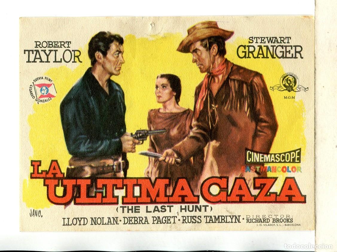 Cine: LA &Uacute;LTIMA CAZA, con Robert Taylor. - Foto 1