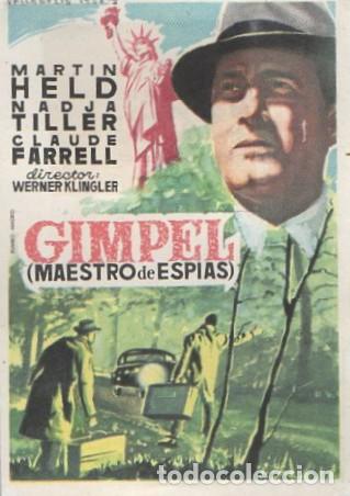 Cine: PROGRAMA DE CINE: GIMPEL (MAESTRO DE ESPIAS) PC-8940 - Foto 1