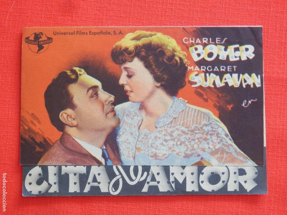 Cine: CITA DE AMOR, IMPECABLE PROGRAMA DOBLE, CHARLES BOYER, SIN PUBLICIDAD - Foto 1