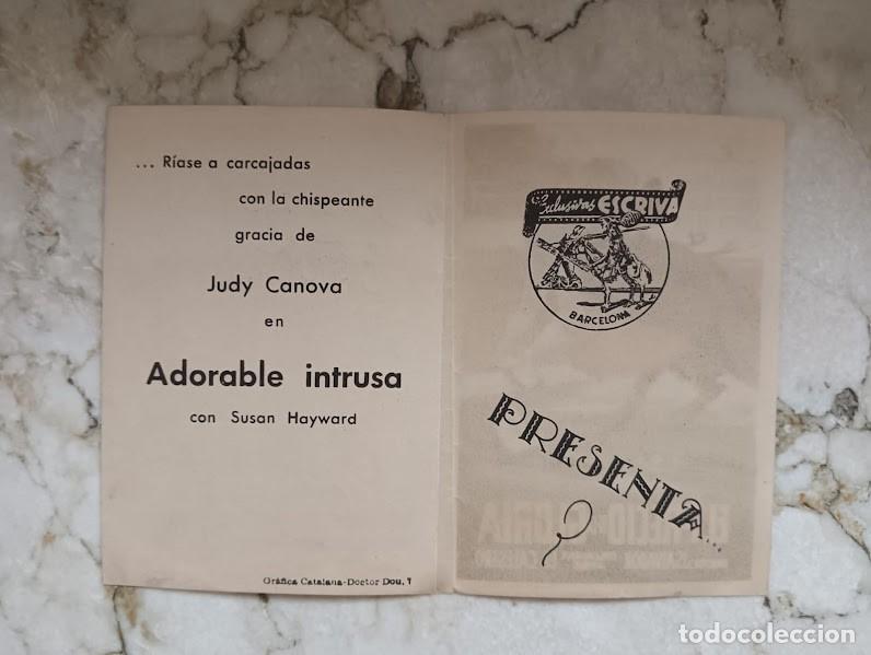 Cine: PTCC 196 EL PRECIO DE LA GLORIA PROGRAMA DOBLE EXCLUSIVAS ESCRIVA TOROS raro - Foto 2