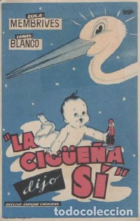 Cine: PROGRAMA DE CINE: LA CIG&Uuml;E&Ntilde;A DIJO S&Iacute; PC-8968 - Foto 1