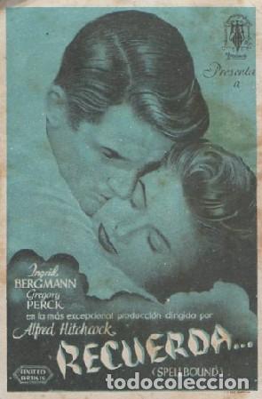 Cine: PROGRAMA DE CINE: RECUERDA&hellip; PC-8980 - Foto 1