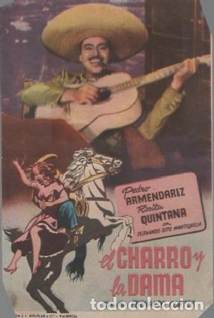 Cine: PROGRAMA DE CINE: EL CHARRO Y LA DAMA PC-8983 - Foto 1
