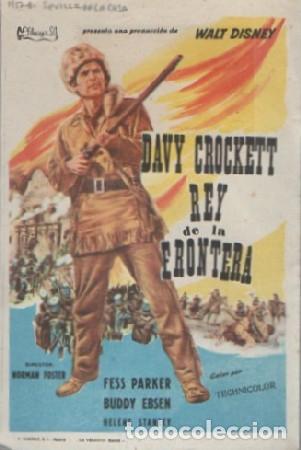 Cine: PROGRAMA DE CINE: DAVY CROCKETT REY DE LA FRONTERA PC-8985 - Foto 1