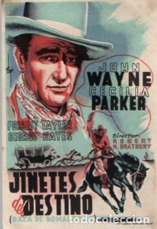 Cine: PROGRAMA DE CINE: JINETES DEL DESTINO PC-8994 - Foto 1