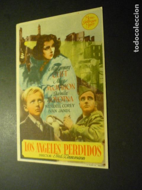 Cine: LOS ANGELES PERDIDOS PROGRAMA DE MANO CON PUBLICIDAD GRAN TEATRO CINEMA