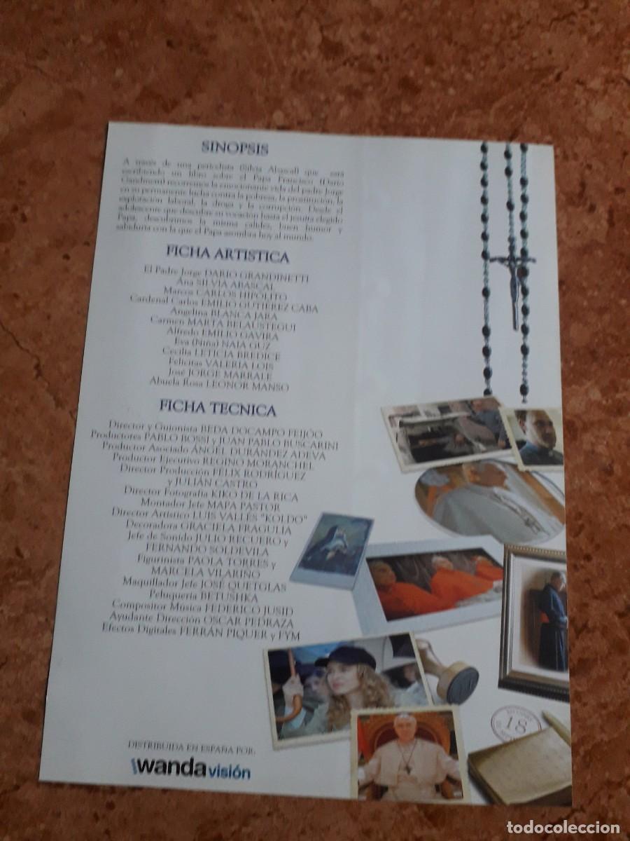 Cine: programa de cine folleto de mano francisco el padre jorge - Foto 2