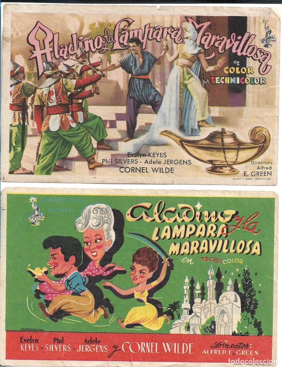 Cine: ALADINO Y LA LAMPARA MARAVILLOSA - DOS PROGRAMAS DIFERENTES - Foto 1