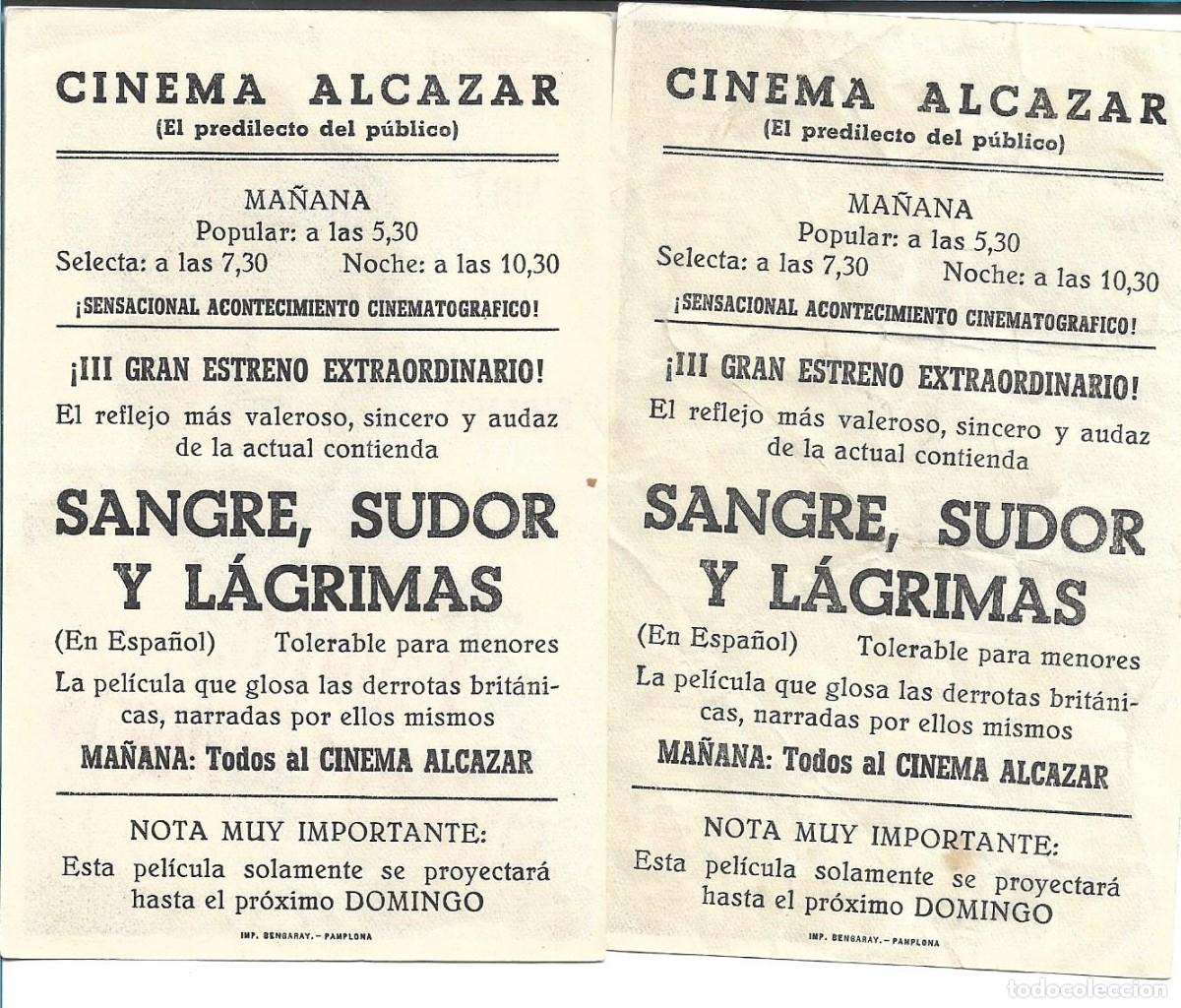 Cine: SANGRE, SUDOR Y LAGRIMAS - DOS PROGRAMAS DIFERENTES - Foto 2