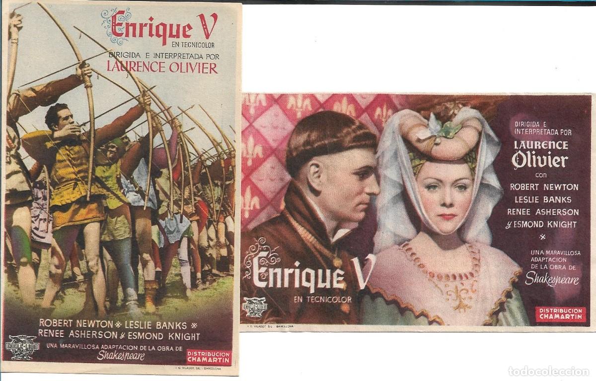 Cine: ENRIQUE V - DOS PROGRAMAS DIFERENTES - Foto 1