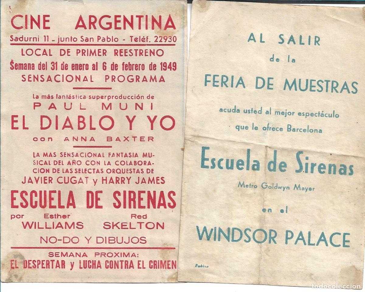 Cine: ESCUELA DE SIRENAS - DOS PROGRAMAS DIFERENTES - Foto 2