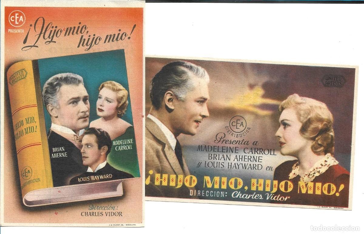 Cine: HIJO MIO, HIJO MIO - DOS PROGRAMAS DIFERENTES - Foto 1