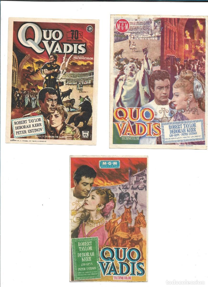 Cine: QUO VADIS - TRES PROGRAMAS DIFERENTES - Foto 1