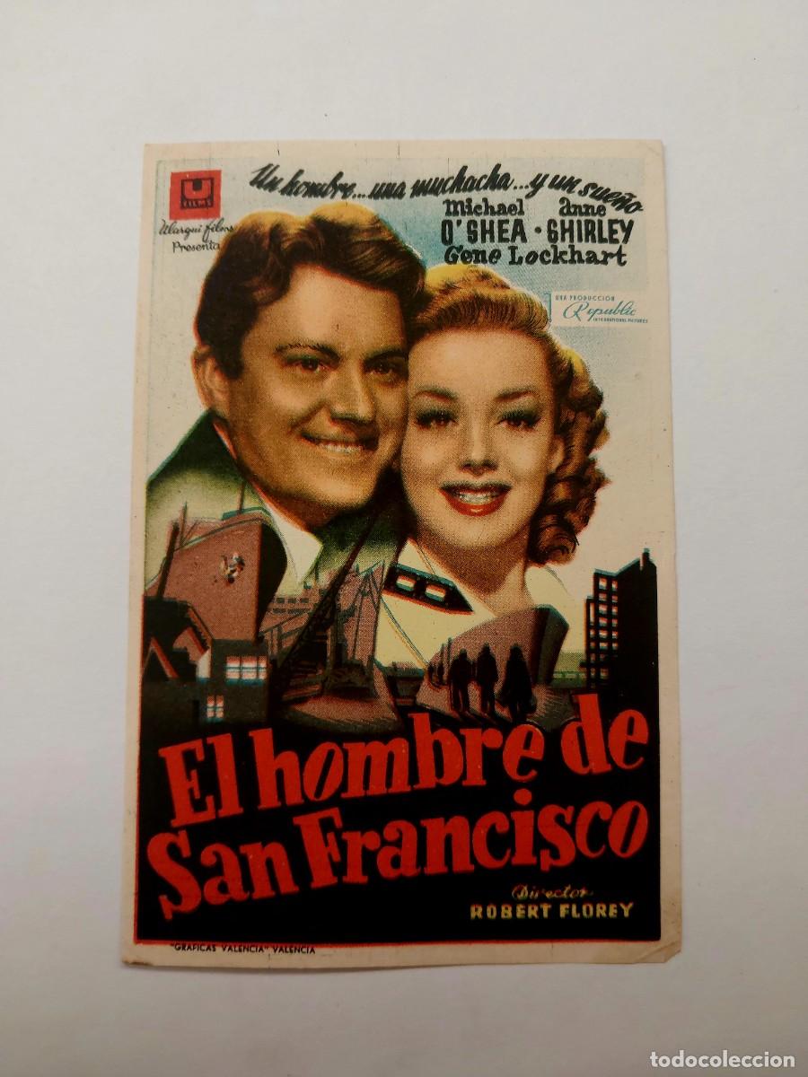  Flyers Publicitaires de films Anciens: El Hombre de San Francisco 1944 Sin publicidad