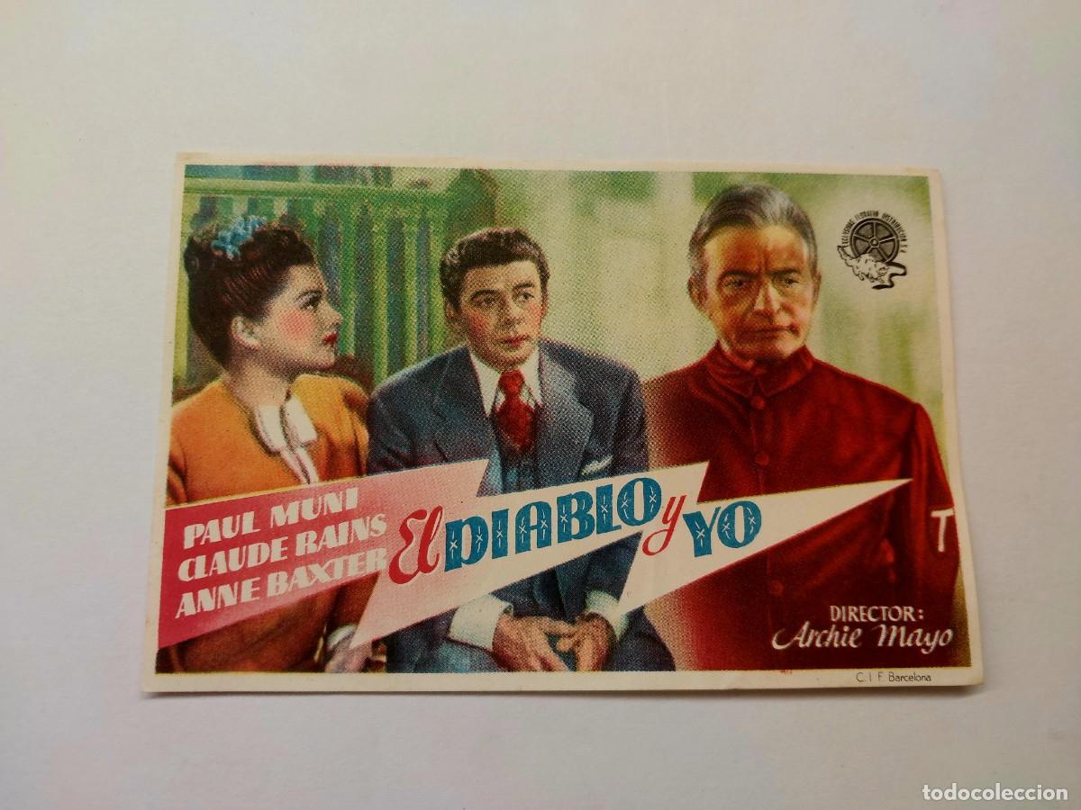 Cine: El Diablo y Yo 1946 Sin publicidad - Foto 1