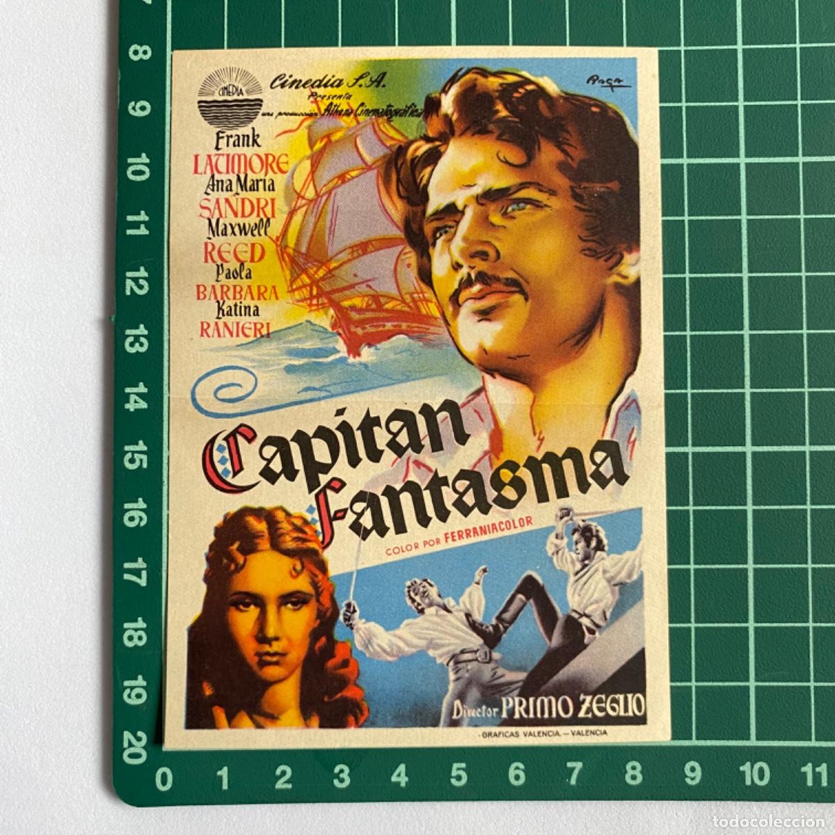  Flyers Publicitaires de films Anciens: folleto de mano programa de cine pelicula Capitan Fantasma