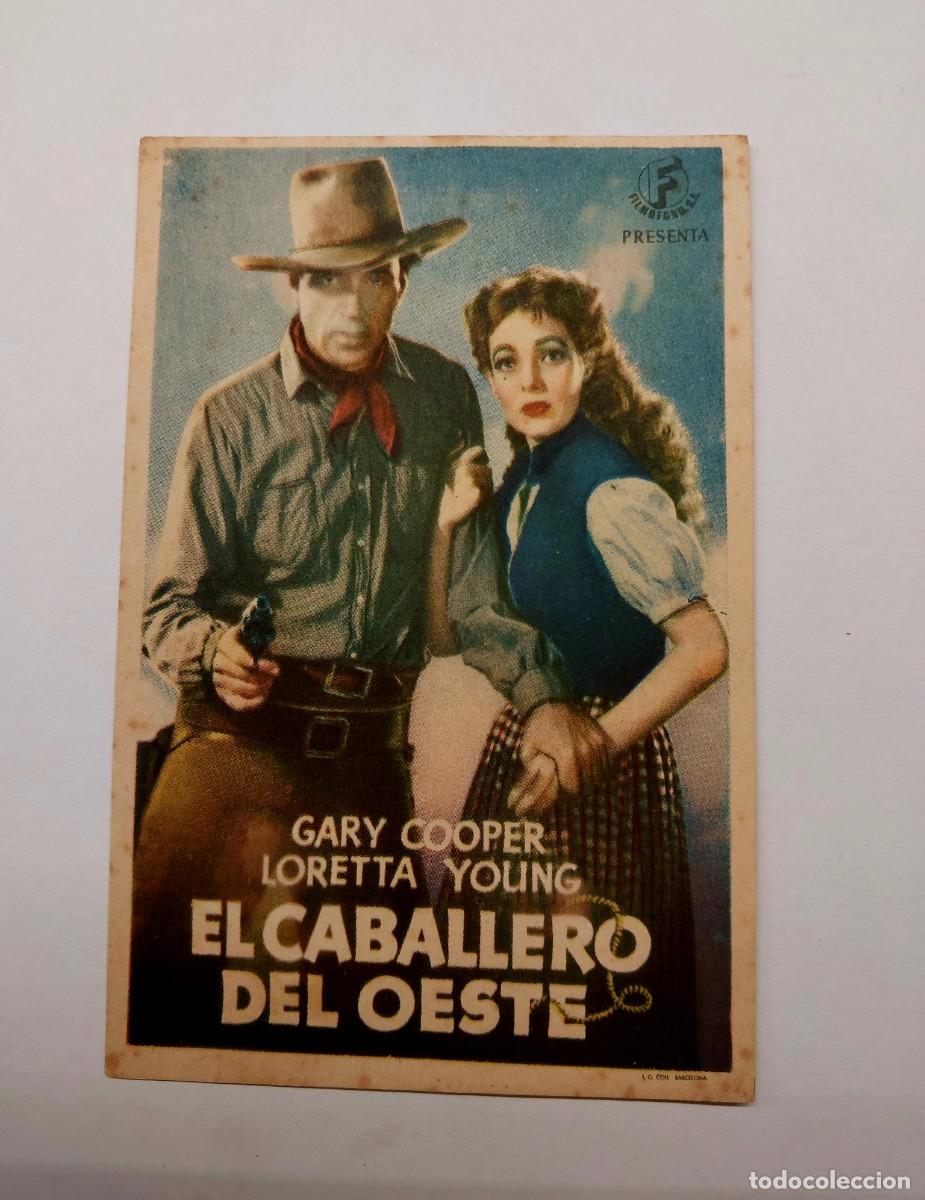 Cine: El Caballero del Oeste Gary Cooper 1945 Sin publicidad - Foto 1