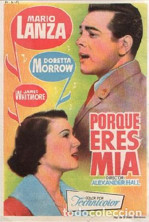 Cine: PROGRAMA DE CINE: PORQUE ERES M&Iacute;A PC-8996 - Foto 1