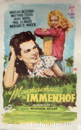 Cine: PROGRAMA DE CINE: LAS MUCHACHAS DE INMMENHOF PC-8999 - Foto 1