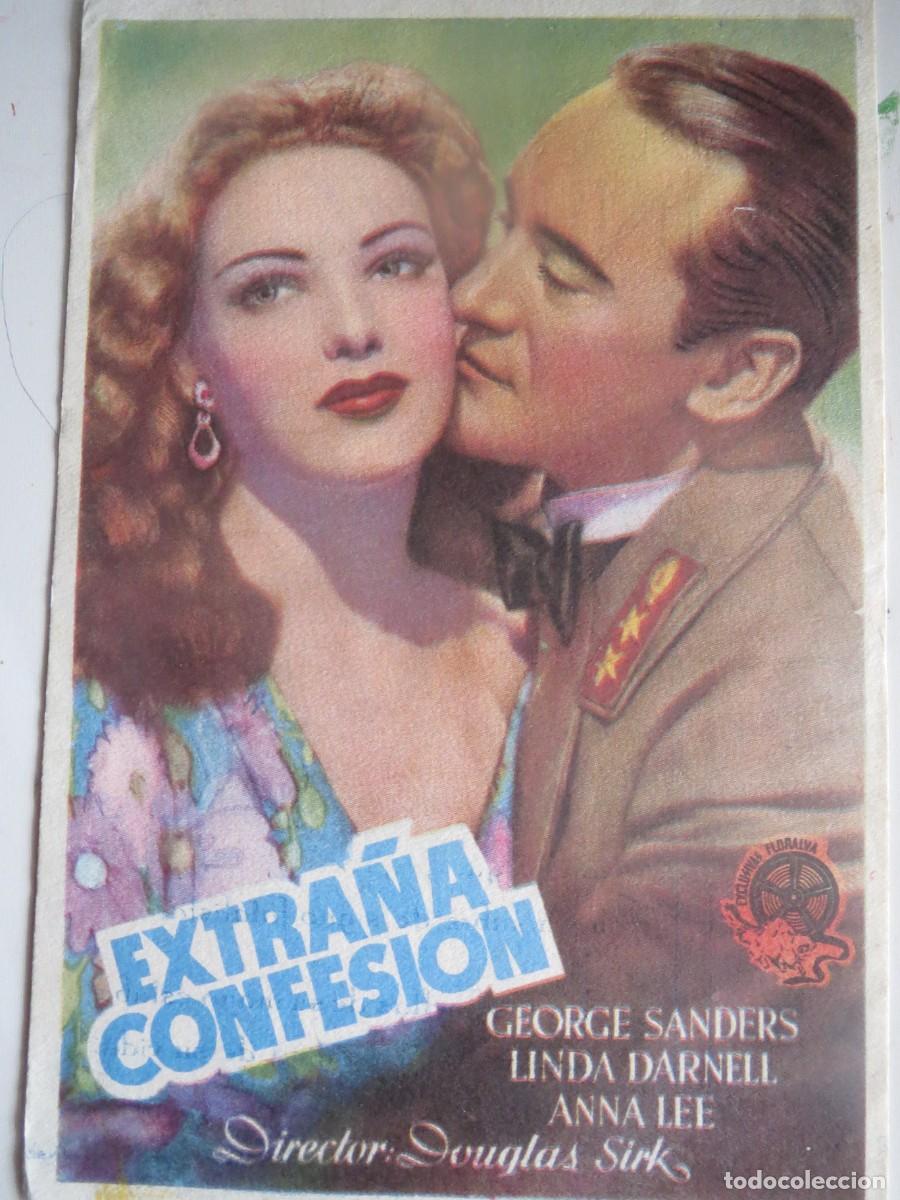 Cine: extra&ntilde;a confesion letras azules - Foto 1