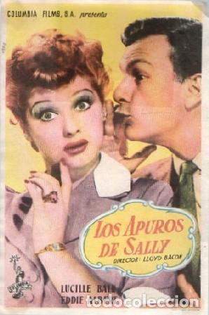 Cine: PROGRAMA DE CINE: LOS APUROS DE SALLY PC-9013 - Foto 1
