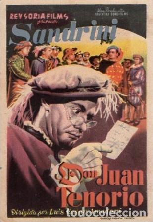 Cine: PROGRAMA DE CINE: DON JUAN TENORIO PC-9020 - Foto 1