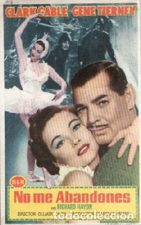 Cine: PROGRAMA DE CINE: NO ME ABANDONES PC-9026 - Foto 1