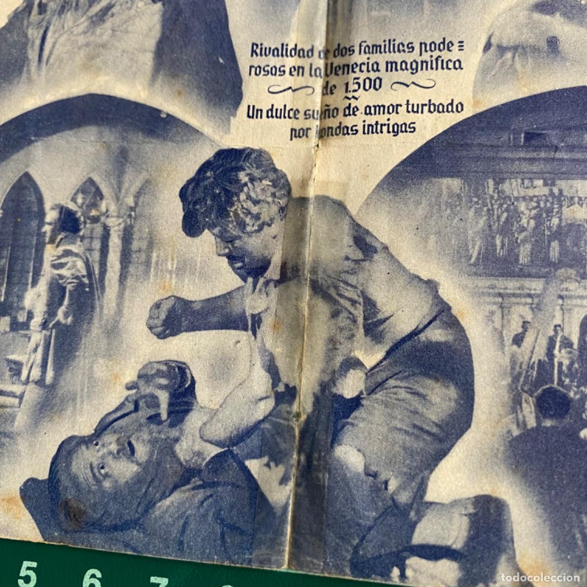 Cine: folleto de mano programa de cine pelicula El puente de los suspiros - Foto 4