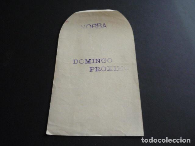 Cine: PUENTE DE MANDO PROGRAMA DE MANO CON SELLO CINE NORBA CACERES - Foto 2