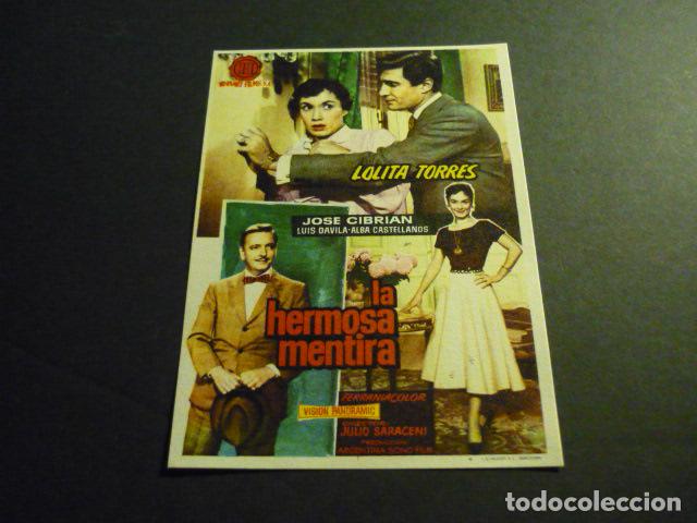 Cine: LA HERMOSA MENTIRA PROGRAMA DE CINE SIN PUBLICIDAD - Foto 1