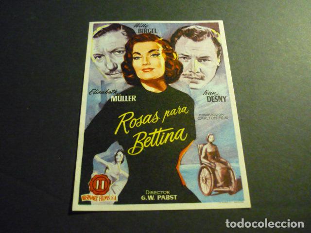 Cine: ROSAS PARA BETTINA PROGRAMA DE CINE SIN PUBLICIDAD - Foto 1