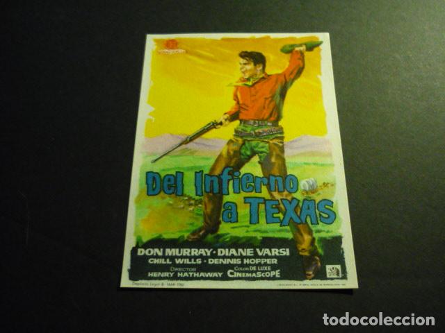 Cine: DEL INFIERNO A TEXAS PROGRAMA DE CINE SIN PUBLICIDAD - Foto 1