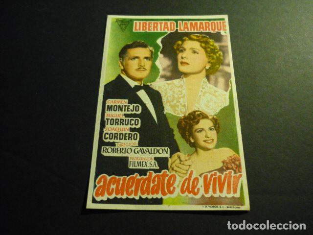 Cine: ACUERDATE DE VIVIR PROGRAMA DE CINE SIN PUBLICIDAD - Foto 1